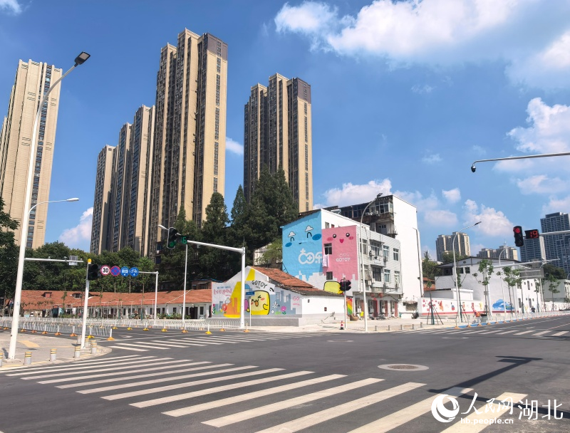 古萧路路口。人民网记者 周雯摄