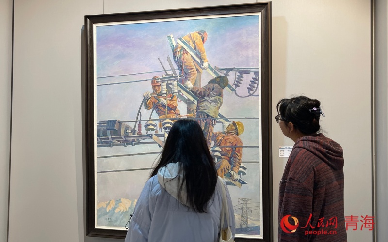 青海省职工美术书法im下载摄影作品展在西宁举办
