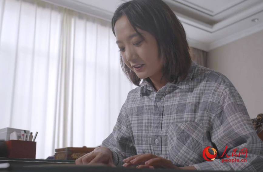 返乡青年索南杨吉。人民网记者 唐宋摄