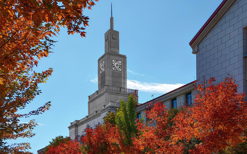 一叶知秋！兰州im钱包官网大学秋日美景上线